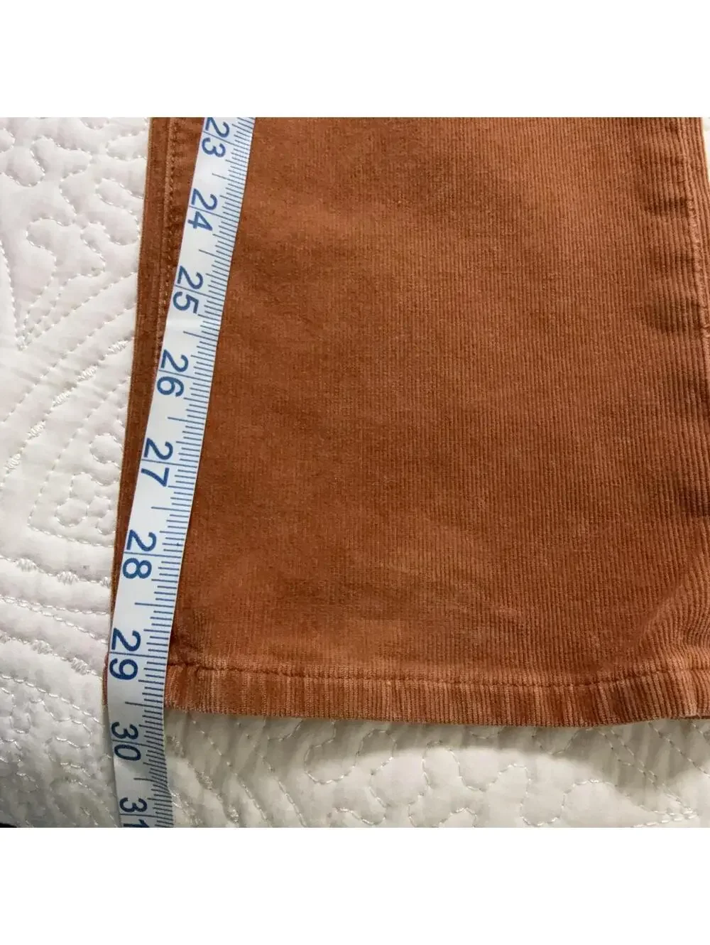 AG Adriano Goldschmied Mari HighRise Straight SZ 29R Brown Corduroy Luxury Pants